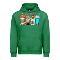 Emerald flowers with coffee Urban Hoodie - Zillion Design Studio