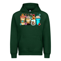Foreset Green flowers with coffee Urban Hoodie - Zillion Design Studio