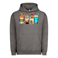 Pigment Tornado flowers with coffee Urban Hoodie - Zillion Design Studio