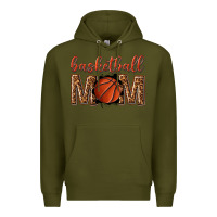 Army Green basketball mom Premium Hoodie - texasbilliewilder