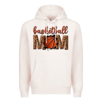 Pale Pink basketball mom Premium Hoodie - texasbilliewilder