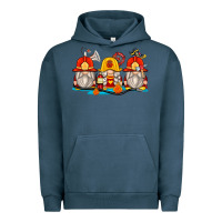 Pigment Midnight Navy firefighter gnomes Urban Hoodie - Zillion Design Studio