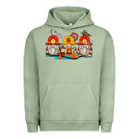 Pigment Oil Green firefighter gnomes Urban Hoodie - Zillion Design Studio