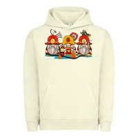 Pigment Pistachio firefighter gnomes Urban Hoodie - Zillion Design Studio