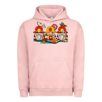 Pigment Salmon firefighter gnomes Urban Hoodie - Zillion Design Studio