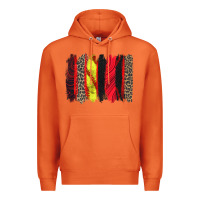 Carrot softball brushstroke Premium Hoodie - Zillion Design Studio