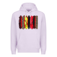 Lilac softball brushstroke Premium Hoodie - Zillion Design Studio