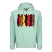 Seafoam softball brushstroke Premium Hoodie - Zillion Design Studio