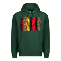 Sports Green softball brushstroke Premium Hoodie - Zillion Design Studio