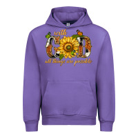 Tulip With god all things are possible with sunflower Urban Hoodie - texasbilliewilder