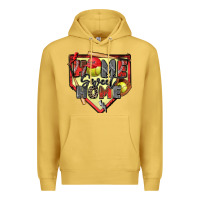 Antique Gold home sweet home softball Premium Hoodie - Zillion Design Studio