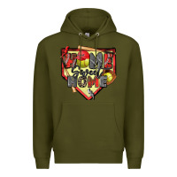 Army Green home sweet home softball Premium Hoodie - Zillion Design Studio