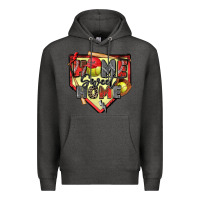 Charcoal Heather home sweet home softball Premium Hoodie - Zillion Design Studio