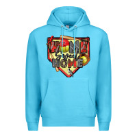 Ocean Blue home sweet home softball Premium Hoodie - Zillion Design Studio
