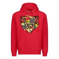 Red home sweet home softball Premium Hoodie - Zillion Design Studio