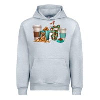 Heather Grey german shepherd dog coffee cups Urban Hoodie - texasbilliewilder