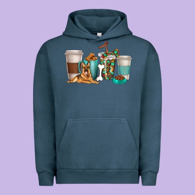 Urban Hoodie german shepherd dog coffee cups