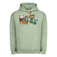 Pigment Oil Green german shepherd dog coffee cups Urban Hoodie - texasbilliewilder