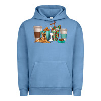 Pigment Pebble Blue german shepherd dog coffee cups Urban Hoodie - texasbilliewilder