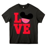 Asphalt Minnie Mouse Heavy Core Tee - CowhideDigitalArt