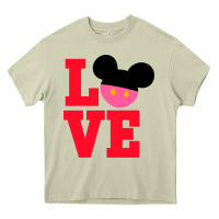 Mossy Minnie Mouse Heavy Core Tee - CowhideDigitalArt