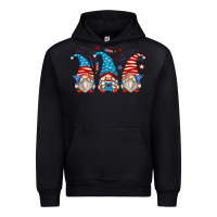 Black fourth of july gnomes Urban Hoodie - Zillion Design Studio