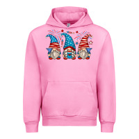 Fuchsia Pink fourth of july gnomes Urban Hoodie - Zillion Design Studio