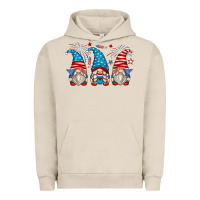 Pigment French Oak fourth of july gnomes Urban Hoodie - Zillion Design Studio
