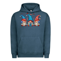 Pigment Midnight Navy fourth of july gnomes Urban Hoodie - Zillion Design Studio