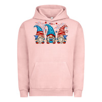 Pigment Salmon fourth of july gnomes Urban Hoodie - Zillion Design Studio