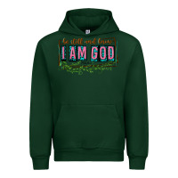 Forest Green be still and know that i am god Urban Hoodie - texasbilliewilder