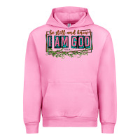 Fuchsia Pink be still and know that i am god Urban Hoodie - texasbilliewilder