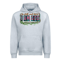 Heather Grey be still and know that i am god Urban Hoodie - texasbilliewilder