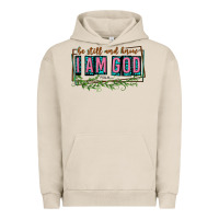 Pigment French Oak be still and know that i am god Urban Hoodie - texasbilliewilder