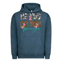 Pigment Midnight Navy be you do you for you Urban Hoodie - texasbilliewilder