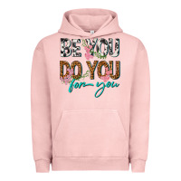 Pigment Salmon be you do you for you Urban Hoodie - texasbilliewilder