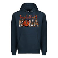 Navy basketball nana with leopard Premium Hoodie - texasbilliewilder