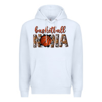 White basketball nana with leopard Premium Hoodie - texasbilliewilder