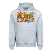 Heather Grey fall gnomes Urban Hoodie - Zillion Design Studio