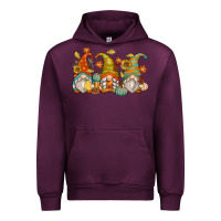 Mauve Wine fall gnomes Urban Hoodie - Zillion Design Studio