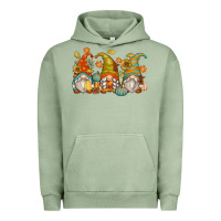 Pigment Oil Green fall gnomes Urban Hoodie - Zillion Design Studio