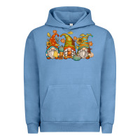 Pigment Pebble Blue fall gnomes Urban Hoodie - Zillion Design Studio