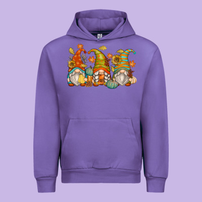 Fall Gnomes Urban Hoodie Designed By Zillion Design Studio