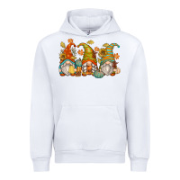 White fall gnomes Urban Hoodie - Zillion Design Studio