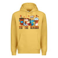 Antique Gold basketball tisthe season coffee cups Premium Hoodie - texasbilliewilder