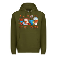 Army Green basketball tisthe season coffee cups Premium Hoodie - texasbilliewilder