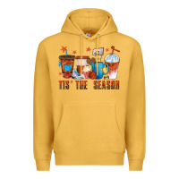 Mustard basketball tisthe season coffee cups Premium Hoodie - texasbilliewilder