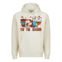 Oatmeal Heather basketball tisthe season coffee cups Premium Hoodie - texasbilliewilder