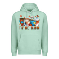 Seafoam basketball tisthe season coffee cups Premium Hoodie - texasbilliewilder