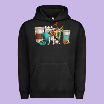 Urban Hoodie beagle dog coffee cups